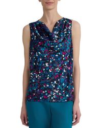 Kasper - Cowl Neck Sleeveless Top - Lyst