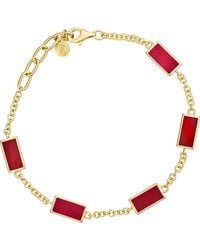 Jan Leslie - Five Station Dash Rectangle Bracelet - Lyst