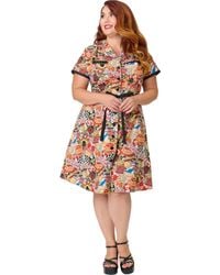 Smak Parlour - Plus Size 1960S Fit & Flare Dress - Lyst