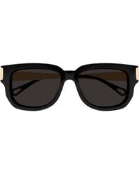 Chloé - 54Mm Rectangular Sunglasses - Lyst