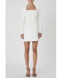 French Connection - Whisper Long Sleeve Minidress - Lyst