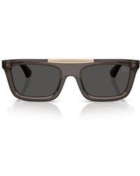 Burberry - 54Mm Rectangular Sunglasses - Lyst