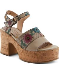 Spring Step - Halena Platform Sandal - Lyst