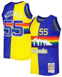 Mitchell & Ness - Dikembe Mutombo/ Denver Nuggets Hardwood Classics 1991/92 Split Swingman Jersey - Lyst
