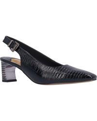 J. Reneé - Hadyn Lizard Embossed Slingback Pump - Lyst