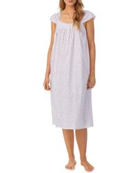 Eileen West - Cap Sleeve Cotton Waltz Nightgown - Lyst