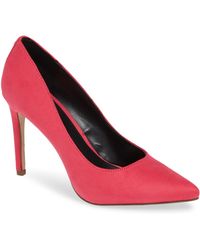 bcbg red pumps