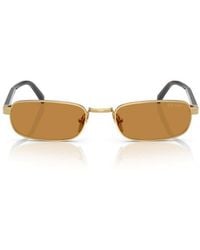 Prada - 54Mm Rectangular Sunglasses - Lyst