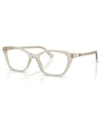 Swarovski - 54Mm Rectangle Optical Glasses - Lyst