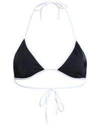 PacSun - Juno Contrast Trim Triangle Bikini Top - Lyst
