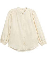 Sessun - Sessùn Amalia Stripe Jacquard Button-up Shirt - Lyst