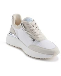 DKNY - Zacata Platform Wedge Sneaker - Lyst
