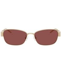 Tory Burch - 55Mm Gradient Polarized Rectangular Sunglasses - Lyst