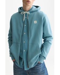 Scotch & Soda - Logo Badge Full Zip Hoodie - Lyst