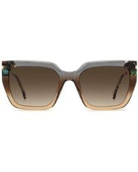 Carolina Herrera - 55Mm Rectangular Sunglasses - Lyst