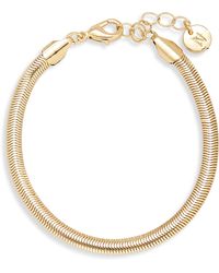 BP. - Flat Snake Chain Bracelet - Lyst