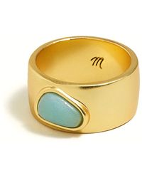 Madewell - Stone Collection Amazonite Chunky Ring - Lyst