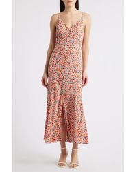 Rails - Florian Floral Midi Dress - Lyst