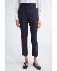 Max Mara - Nepeta Wool Stretch Crepe Ankle Pants - Lyst