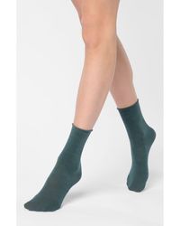 Oroblu - Nives Wool Blend Crew Socks - Lyst