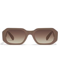 Quay - Hyped Up 38Mm Gradient Small Square Sunglasses - Lyst