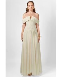 Bariano - Keecia Off Shoulder Chiffon Gown - Lyst
