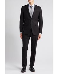 Canali - Milano Trim Fit Solid Wool Suit At Nordstrom - Lyst
