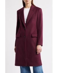 BOSS - Classin Wool Coat - Lyst