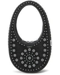 Coperni - Mini Swipe Crystal Studded Leather Top Handle Bag - Lyst