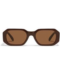 Quay - Hyped Up 38Mm Square Sunglasses - Lyst