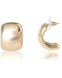 BCBGMAXAZRIA - Wide Hoop Earrings - Lyst