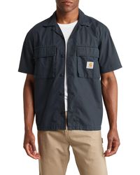 Carhartt - Wynton Short Sleeve Cotton Button-up Shirt - Lyst