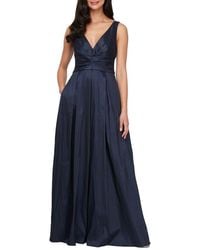 Alex Evenings - Sleeveless Stretch Taffeta Gown - Lyst