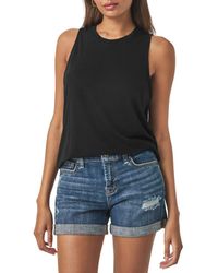 Splendid - Cady Crewneck Linen Blend Tank - Lyst