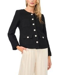Halogen® - Collarless Jacket - Lyst