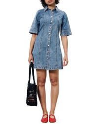 FRNCH - Ellyne Denim Dress - Lyst