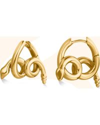Hey Harper - Karyn Snake Earrings - Lyst