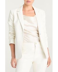Cinq À Sept - Khloe Quilted Faux Leather Blazer - Lyst