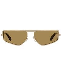 Moschino - 59M Square Flat Top Sunglasses - Lyst