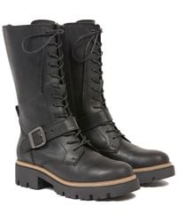 Celtic & Co. - Strap Detail Mid Calf Boot - Lyst