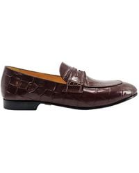 Madison Maison - Flat Croc Embossed Loafer - Lyst