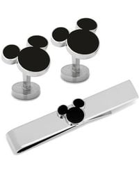 Cufflinks Inc. - Mickey Mouse Tie Bar & Cuff Links Set - Lyst