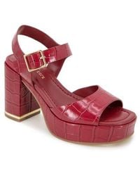 Kenneth Cole - Darla Ankle Strap Platform Sandal - Lyst