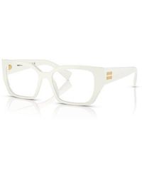 Miu Miu - 52Mm Rectangle Optical Glasses - Lyst