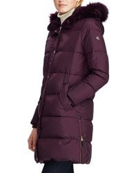 lauren heavy quilted down coat