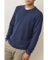 Marine Layer - Long Sleeve Waffle Henley - Lyst