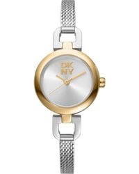 DKNY - Signature Shape Mesh Strap Watch, 26Mm - Lyst