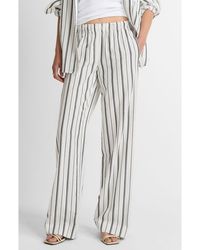 Vince - Resort Stripe Pull-On Wide Leg Pants - Lyst