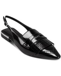 DKNY - Caxine Slingback Penny Loafer Flat - Lyst