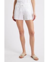 Caslon - Linen Drawstring Shorts - Lyst